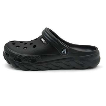 Amoji Garden Clogs - Lightweight Rubber Yard Shoes for All Ages