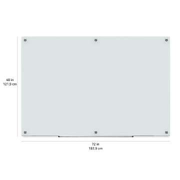 Amazon Basics Magnetic Whiteboard for Home and Office