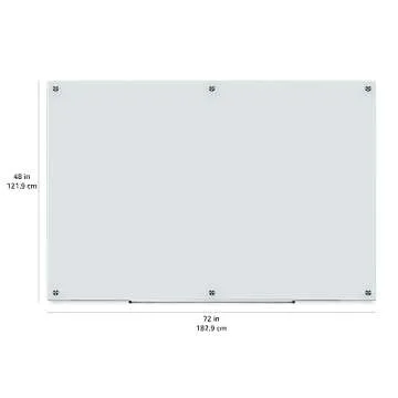 Amazon Basics Magnetic Whiteboard for Home and Office
