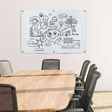 Amazon Basics Magnetic Whiteboard for Home and Office