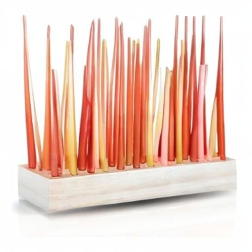 Stylish Wooden Taper Candle Holder for Special Occasions