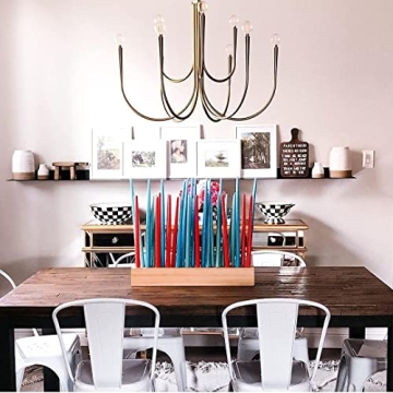 Stylish Wooden Taper Candle Holder for Special Occasions