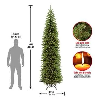 10ft Kingswood Fir Slim Artificial Christmas Tree