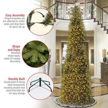 10ft Kingswood Fir Slim Artificial Christmas Tree