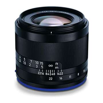 ZEISS Loxia 50mm f/2 Full Frame Manual Focus for Sony E Mount, Black