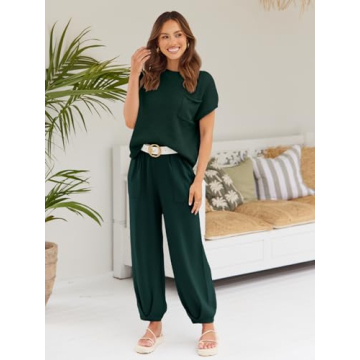 LILLUSORY Cozy Two-Piece Lounge Wear Set for Women