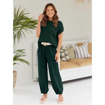 LILLUSORY Cozy Two-Piece Lounge Wear Set for Women