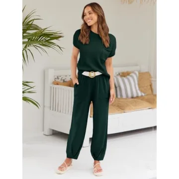 LILLUSORY Cozy Two-Piece Lounge Wear Set for Women