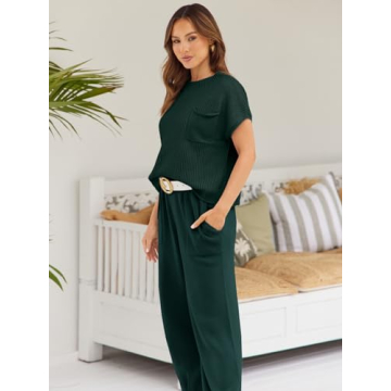 LILLUSORY Cozy Two-Piece Lounge Wear Set for Women