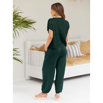LILLUSORY Cozy Two-Piece Lounge Wear Set for Women