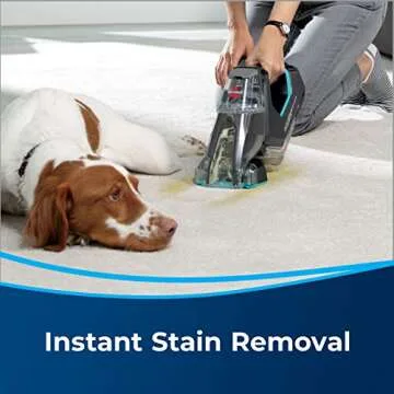 Bissell Pet Stain Eraser PowerBrush, 20-min runtime, DirtLifter PowerBrush, Stationary Pet Tool, Oxy Spot & Stain Formula Included, 2837