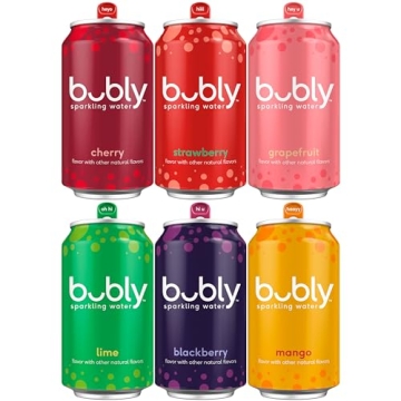 Bubly Sparkling Water Variety Pack - 18 Cans