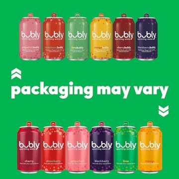 Bubly Sparkling Water Variety Pack - 18 Cans
