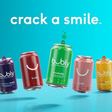 Bubly Sparkling Water Variety Pack - 18 Cans