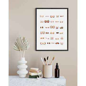 HAUS AND HUES Funny Bathroom Signs for Home Decor Funny Bathroom Wall Art | Bathroom Art | Funny Bat...