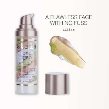 stila One Step, Color Corrector & Brightening Primer Facial Serum to Even Skin Tone, Moisturize & Hy...