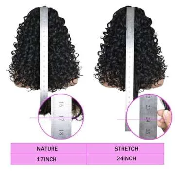 Annivia Curly Wig with Bangs for Black Women