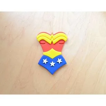 Superhero Girl's Suit Fondant Cutter Set for Baking Fun