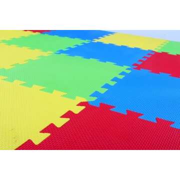 BalanceFrom Kid's Puzzle Exercise Play Mat for Safe Play