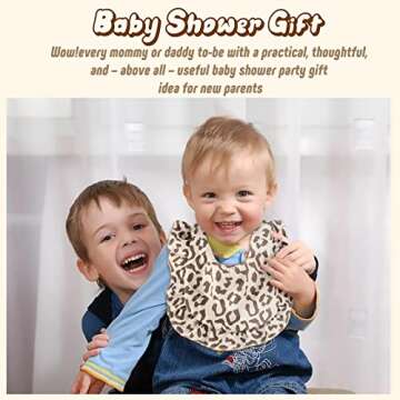 Stylish BALTERS Muslin Bibs for Baby Girls - Multi-color Set