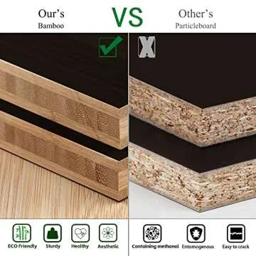 Bamboo Wall Blanket Ladder, 4-Tier Towel Racks, Blanket Holder with Anti-Slip Construction Home Decor, Decorative Blanket, Quilt, Towel, Scarf Ladder Shelves for Bathroom, Living Room, Bedroom, Black