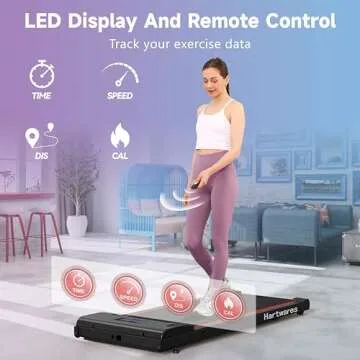 Hartwares Portable 2-in-1 Walking Pad Treadmill
