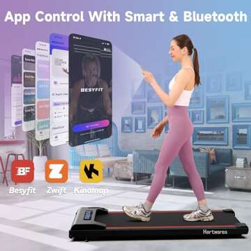 Hartwares Portable 2-in-1 Walking Pad Treadmill