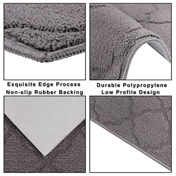 Cekene Runner Rug for Hallways - Non Slip & Washable