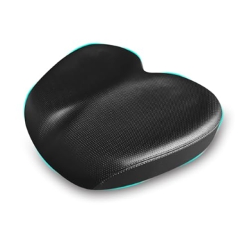 N3od3er Comfortable Bicycle Saddle for Exercise and Road Bicycle Oversized Comfort Seat for Stationa...