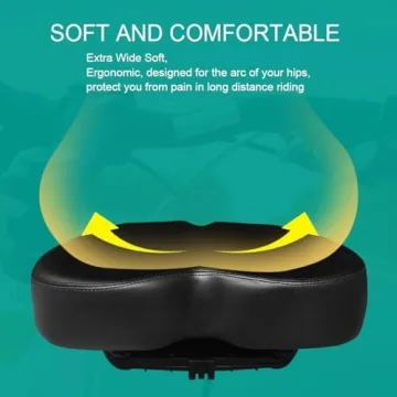 N3od3er Comfortable Bicycle Saddle Oversized Gel Seat