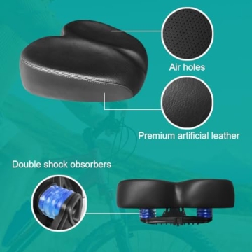 N3od3er Comfortable Bicycle Saddle Oversized Gel Seat
