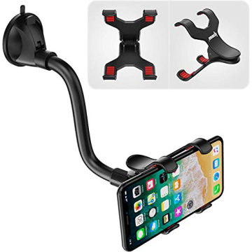 IPOW No Glue Suction Cup Phone Mount for Safe Driving