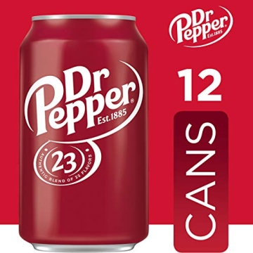 Dr Pepper Soda, Delightful Zero Sugar Refreshment in 12-Pack