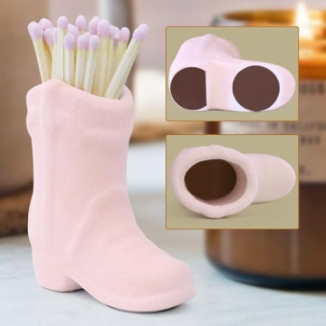 KALAUTO Cowboy Boot Match Holder - Cute Ceramic Decor