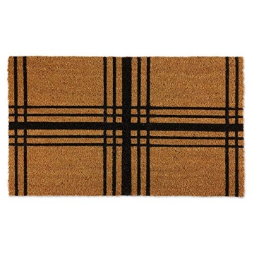 DII Geometric Coir Door Mat - Stylish and Durable