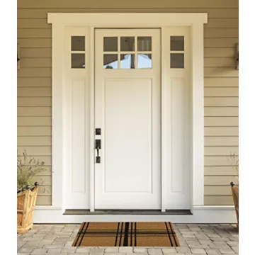 DII Geometric Coir Door Mat - Stylish and Durable