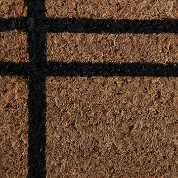 DII Geometric Coir Door Mat - Stylish and Durable