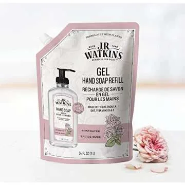J.R. Watkins Gel Hand Soap Refill - All Natural & Moisturizing
