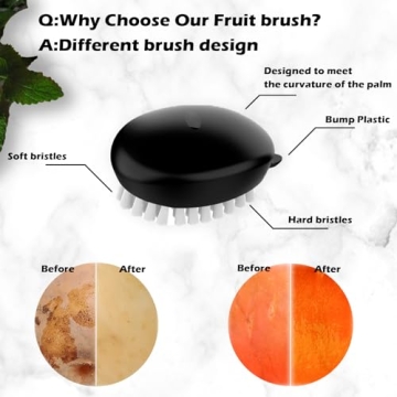 High-Quality Vegetable Brush Set with Ergonomic Hold