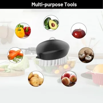 High-Quality Vegetable Brush Set with Ergonomic Hold