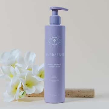 INNERSENSE Organic Beauty - Natural Bright Balance Purple Toning Conditioner | Non-Toxic, Cruelty-Free Haircare (10 fl oz | 295 ml)