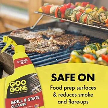 Goo Gone Grill and Grate Cleaner Spray for BBQs - 2 Pack