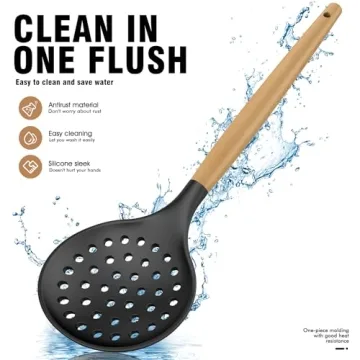 Silicone Cooking Utensils Set - Heat Resistant & BPA Free