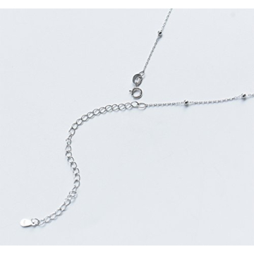 Elegant Amkaka Minimalist Silver Choker Necklace for Any Occasion