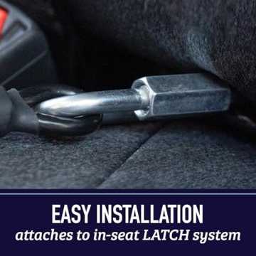 Leash Boss Dog Seatbelt Tether - Chew-Proof Safety Restraint