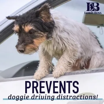 Leash Boss Dog Seatbelt Tether - Chew-Proof Safety Restraint