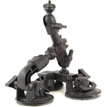 Delkin Devices Fat Gecko Triple Suction Camera Mount (DDMNT) - Black
