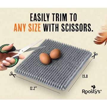 Roosty's Washable Nesting Box Pads for Happy Hens