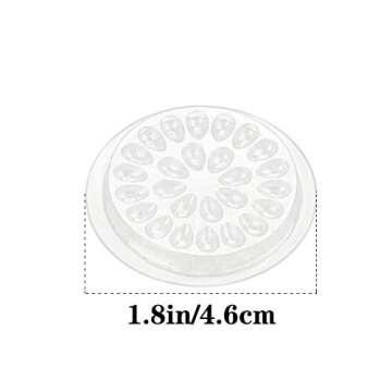 Kukiwhy Eyelash Glue Holder 100 Pcs Efficient and Clean