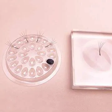 Kukiwhy Eyelash Glue Holder 100 Pcs Efficient and Clean